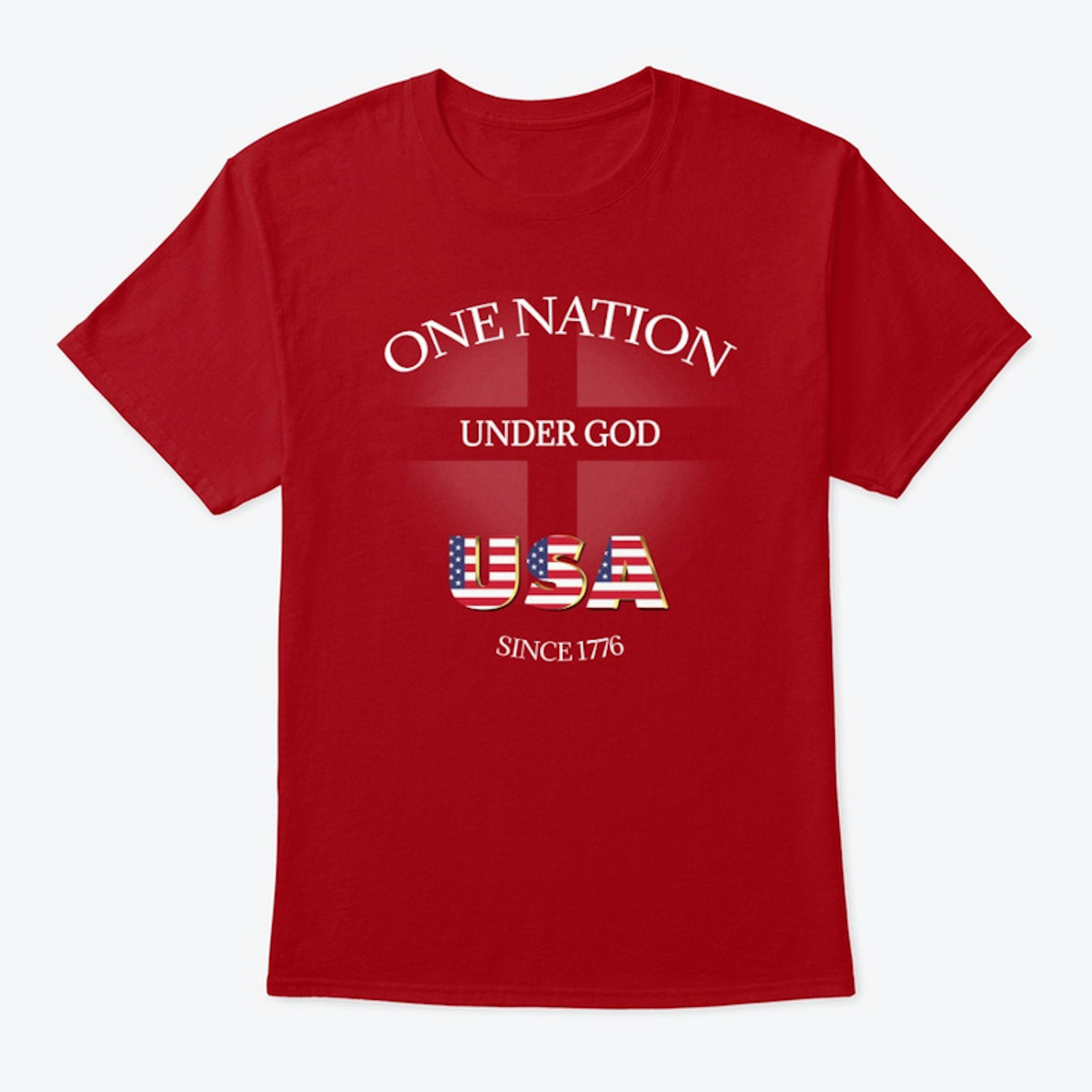 USA - ONE NATION UNISEX Classic Tee