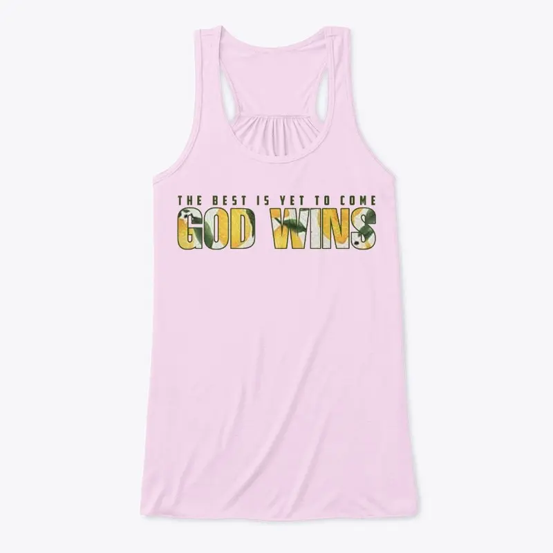 GOD WINS Women's Flowy Tank Top